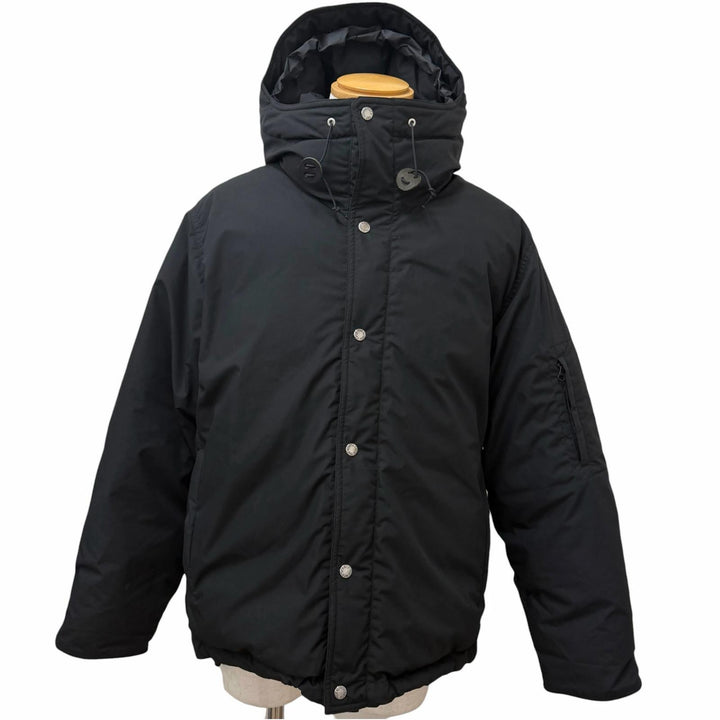 美品□THE NORTH FACE ザ・ノースフェイス ND2371N Mountain Short Down Parka パープルレーベル ナナミカ ダウンジャケット 黒 L 正規品