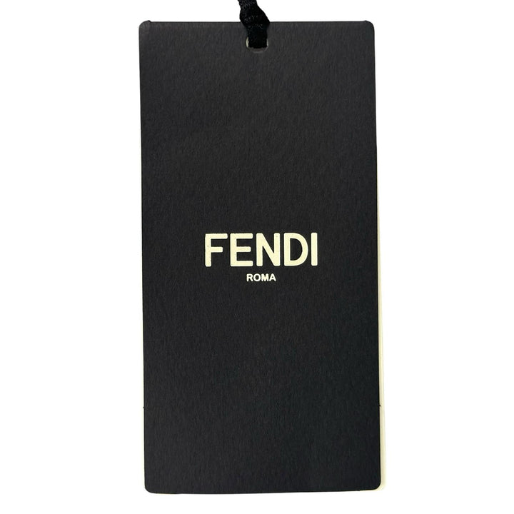未使用品▲FENDI フェンディ 2022年製 FZC963 コットン FFロゴ スリット リブニット カーディガン ピンク 40 イタリア製 正規品 レディース