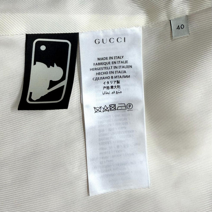 極美品★GUCCI New York Yankees グッチ ニューヨーク・ヤンキース 542267 ウール100％ インターロッキングG ジャケット 40 正規品