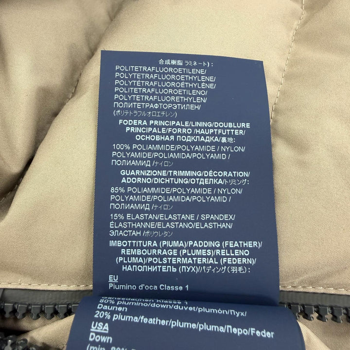 美品☆Herno ヘルノ 2023年製 PI079DL ラミナー GORE-TEX フード付 ZIP UP ダウンジャケット ダウンコート ベージュ系 46 正規品