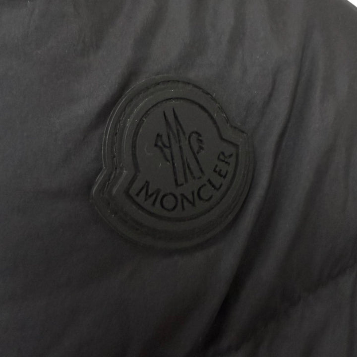 美品□MONCLER モンクレール 2022年製 PLUVIS GIUBBOTTO フーデッド ライトダウンジャケット ブラック 00 正規品 メンズ ハンガー付き