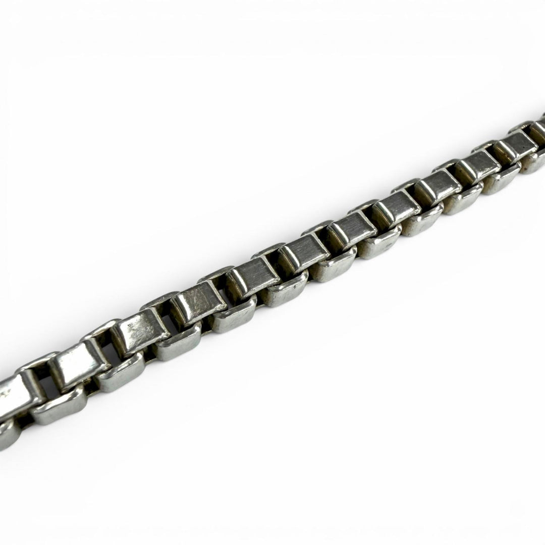 美品◇TIFFANY&amp;Co. ティファニー ベネチアン リンク 925 チェーン ブレスレット アクセサリー シルバー 重量14.83g レディース