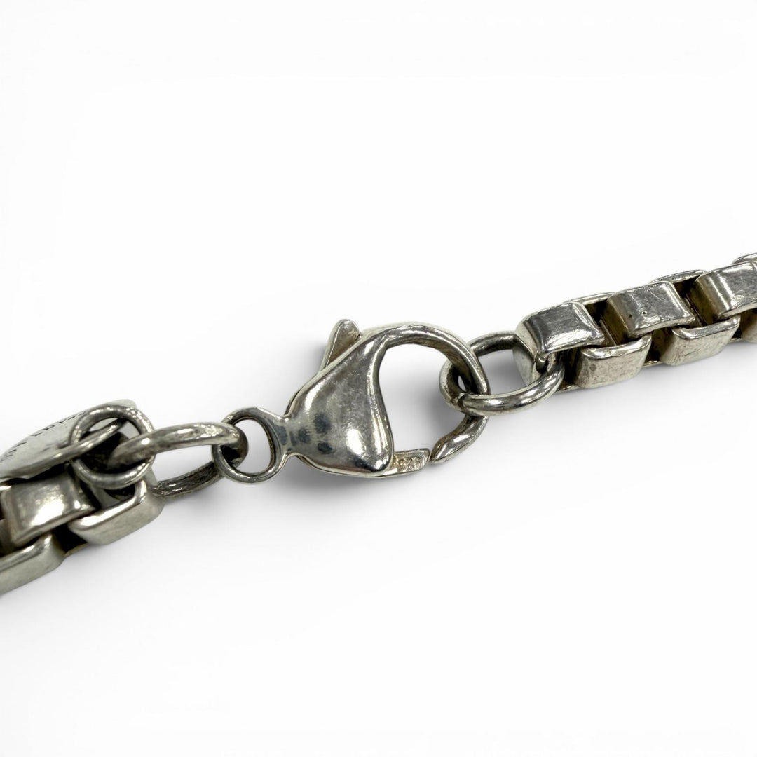 美品◇TIFFANY&amp;Co. ティファニー ベネチアン リンク 925 チェーン ブレスレット アクセサリー シルバー 重量14.83g レディース
