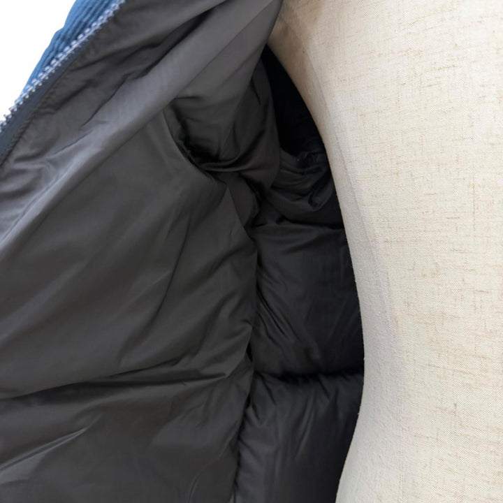 極美品□THE NORTH FACE ザ・ノースフェイス ND92231R CORDUROY NUPTSE JACKET エコスエード コーデュロイ ダウンジャケット M 正規品