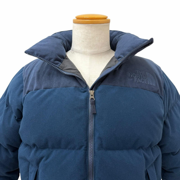 極美品□THE NORTH FACE ザ・ノースフェイス ND92231R CORDUROY NUPTSE JACKET エコスエード コーデュロイ ダウンジャケット M 正規品