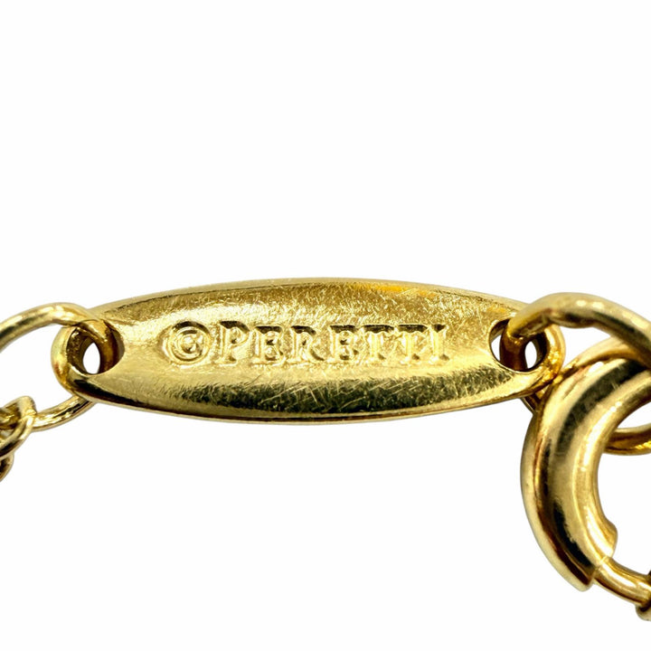 美品◇TIFFANY&amp;Co. ティファニー バイザヤード エルサペレッティ 750 1P ダイヤ約0.05ct 750 YG 枠直径約3.77mm ブレスレット 重量0.97g