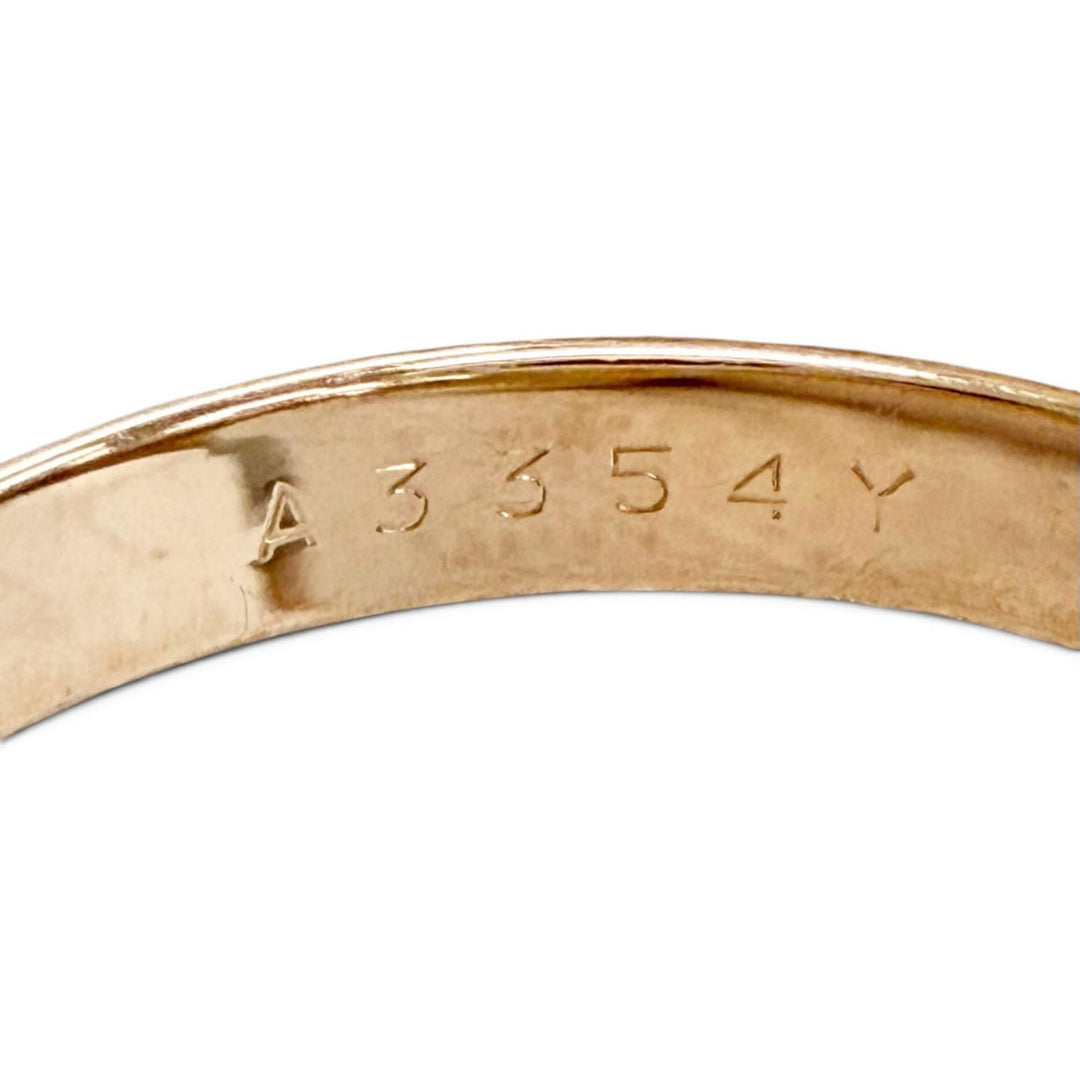 極美品△Cartier カルティエ A3354Y トリニティ MM クラシック リング 750(YG PG WG) イエローゴールド ピンクゴールド 56 JP16号 8.66g