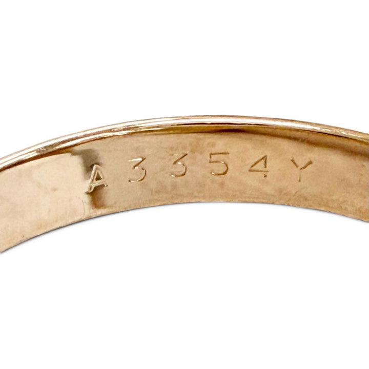 極美品△Cartier カルティエ A3354Y トリニティ MM クラシック リング 750(YG PG WG) イエローゴールド ピンクゴールド 56 JP16号 8.66g