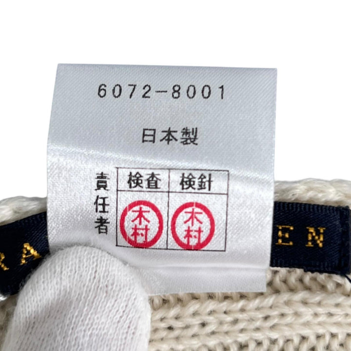 未使用品▲RALPH LAUREN ラルフローレン Wilton ハーフ ウール ケーブル編み ホース刺繍 ひざ掛け ブランケット 日本製 正規品 箱付き