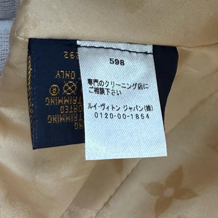 美品★LOUIS VUITTON ルイヴィトン M77292 モノグラム キャリーオン レザーブリム キャップ ベージュ M 正規品 レディース メンズ