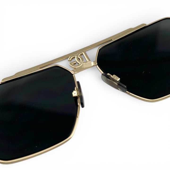美品▲DOLCE&amp;GABBANA ドルチェ＆ガッバーナ DG2294 ダークシシリー DGロゴ サングラス ブラック 59⬜︎45 145 伊製 正規品 メンズ 箱付き