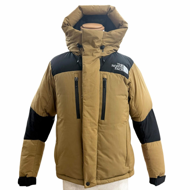 極美品□THE NORTH FACE ザ ノースフェイス ND91950 BALTRO LIGHT JACKET GORE-TEX フーデッド ダウンジャケット XS ベージュ 正規品