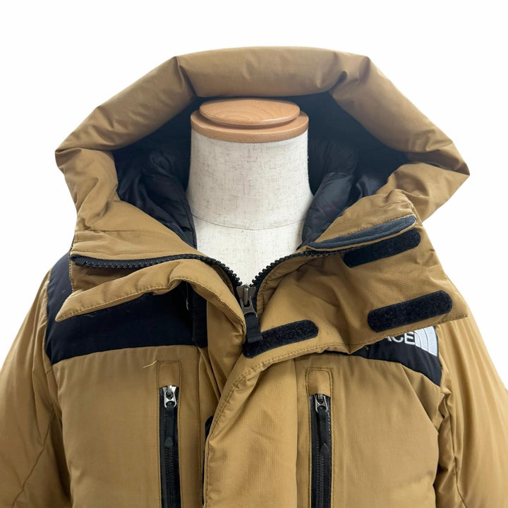 極美品□THE NORTH FACE ザ ノースフェイス ND91950 BALTRO LIGHT JACKET GORE-TEX フーデッド ダウンジャケット XS ベージュ 正規品
