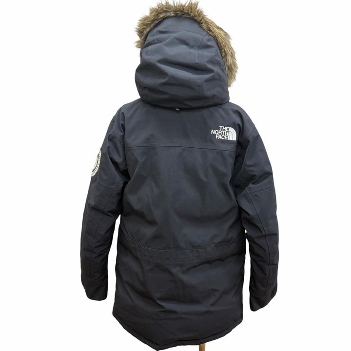 美品□THE NORTH FACE ザ・ノースフェイス ND92032 ANTARCTICA PARKA GORE-TEX ファーフーデッド ダウンジャケット ブラック M 正規品