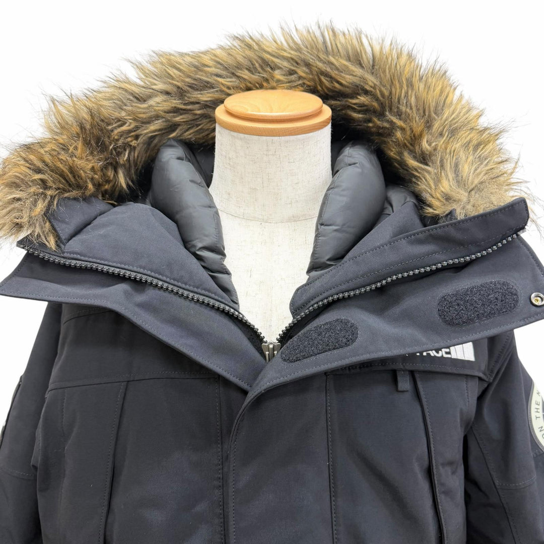 美品□THE NORTH FACE ザ・ノースフェイス ND92032 ANTARCTICA PARKA GORE-TEX ファーフーデッド ダウンジャケット ブラック M 正規品