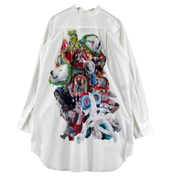 未使用品▲COMME des GARCONS HOMME PLUS コムデギャルソンオムプリュス PA-B012 コットン100% Mona Luison 長袖シャツ XS 日本製 正規品
