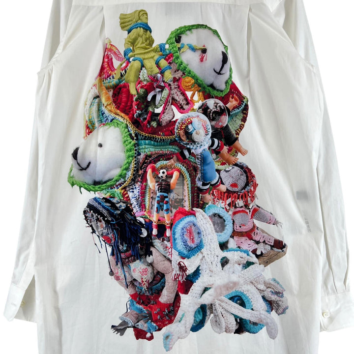 未使用品▲COMME des GARCONS HOMME PLUS コムデギャルソンオムプリュス PA-B012 コットン100% Mona Luison 長袖シャツ XS 日本製 正規品