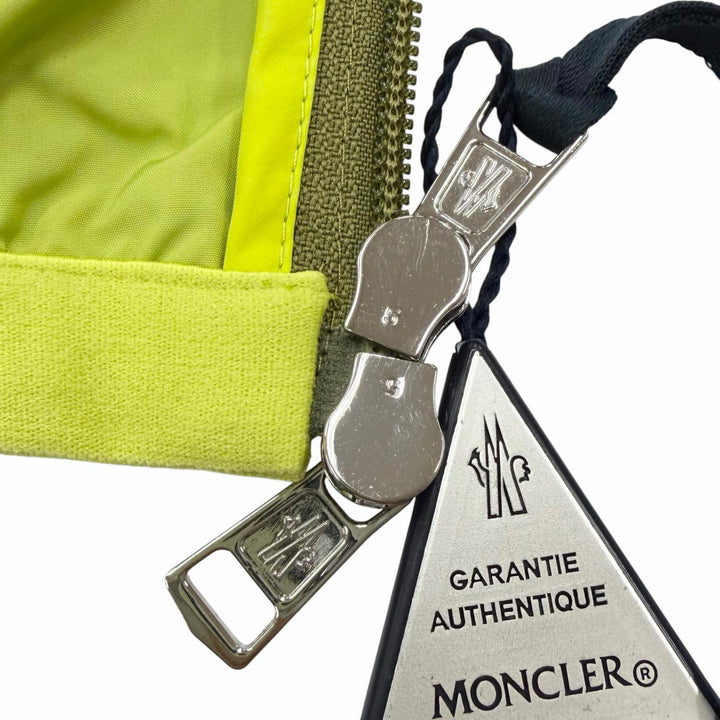 未使用品□MONCLER モンクレール 24SS CLAPIER GIUBBOTTO ロゴワッペン ウィンドブレーカー ブルゾン ライムグリーン 1 正規品 メンズ