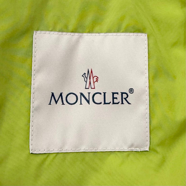 未使用品□MONCLER モンクレール 24SS CLAPIER GIUBBOTTO ロゴワッペン ウィンドブレーカー ブルゾン ライムグリーン 1 正規品 メンズ