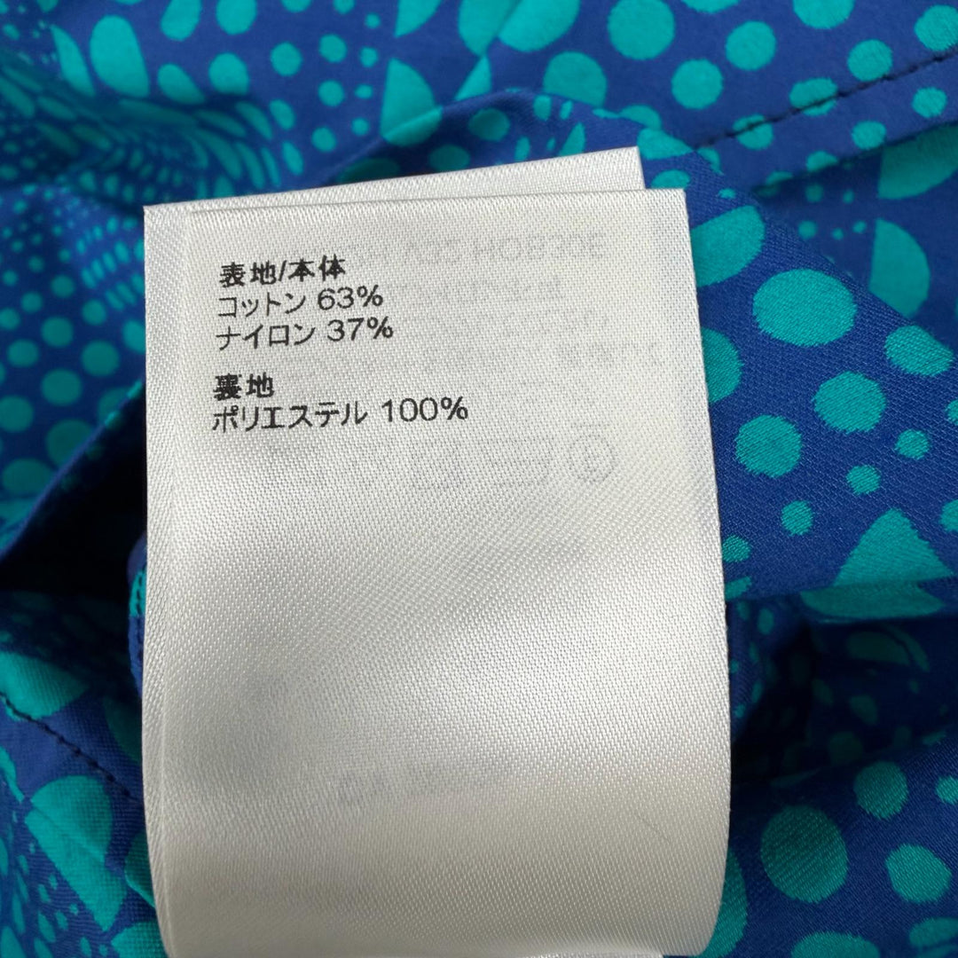 極美品□LOUIS VUITTON ルイヴィトン 草間彌生 2023年製 1AB8HU オールオーバー パンプキン ブルゾン ブルー 46 フランス製 正規品