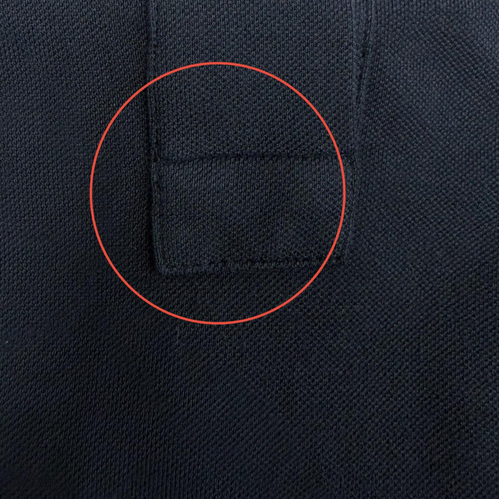 美品◇PRADA プラダ 24SS 33594 コットン100％ トライアングルロゴプレート付 ピケドレス ワンピース ネイビー 36 正規品 レディース