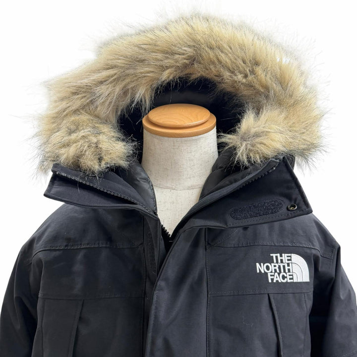 美品□THE NORTH FACE ザ・ノースフェイス ND92238 ANTARCTICA PARKA GORE-TEX ファーフーデッド ダウンジャケット ブラック L 正規品