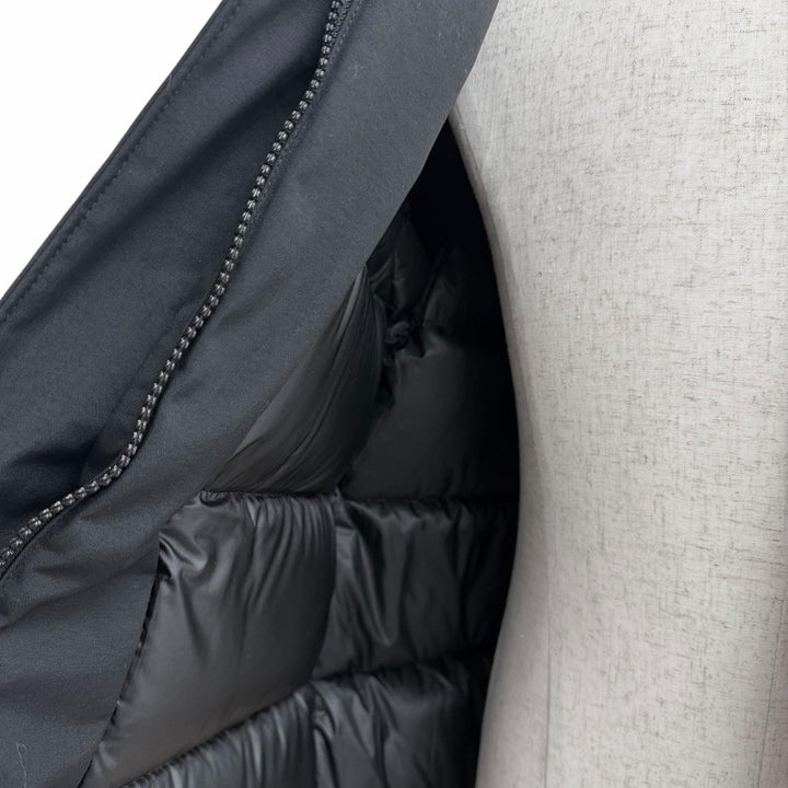 美品□THE NORTH FACE ザ・ノースフェイス ND92238 ANTARCTICA PARKA GORE-TEX ファーフーデッド ダウンジャケット ブラック L 正規品
