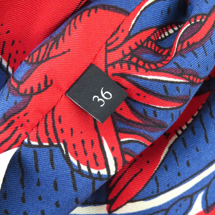 極美品△GUCCI グッチ 433913 裏地総柄 GGパールボタン付き ノーカラー レザージャケット ブラック レッド 36 伊製 正規品 レディース