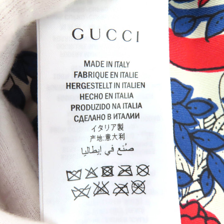 極美品△GUCCI グッチ 433913 裏地総柄 GGパールボタン付き ノーカラー レザージャケット ブラック レッド 36 伊製 正規品 レディース