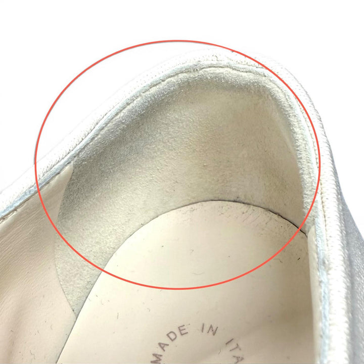 美品★CHANEL シャネル ラインストーンココマーク レースアップ 厚底 ブーティ レースアップシューズ ベージュ 36.5 イタリア製