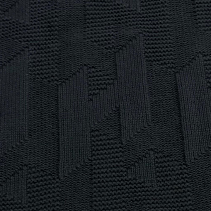 極美品★HERMES エルメス 24AW 2904D3 ウール100％ Hモチーフ ニット ポンチョ ブラック 34 イタリア製 正規品 レディース