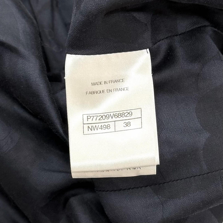 極美品★CHANEL シャネル P77209 ココマークボタン付 ダブルブレスト ツイード ジャケット マルチ 38 フランス製 正規品 レディース