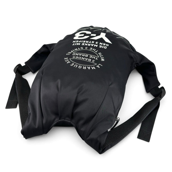 美品▲Y-3 ワイスリー 20SS GJ8285 adidas Yohji Yamamoto Backpack リュックサック デイパック ブラック ベトナム製 正規品 メンズ