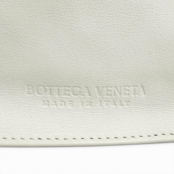 美品★BOTTEGAVENETA ボッテガヴェネタ ミニザツイスト レザー ハンドバッグ ホワイト イタリア製 レディース 保存袋付き