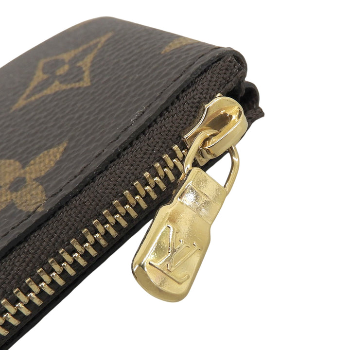 未使用品▲LOUIS VUITTON ルイヴィトン M62650 カード キーケース ポシェット クレ モノグラムキャンバス コインケース 仏製 箱・袋付き