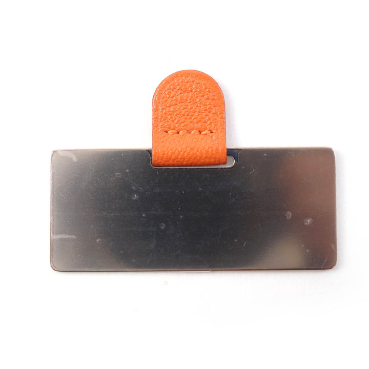 未使用品☆HERMES エルメス ミロワール シェーブルミゾル キュイーヴル ミラー付 リップケース U刻印 仏製 レディース 箱・保存袋付