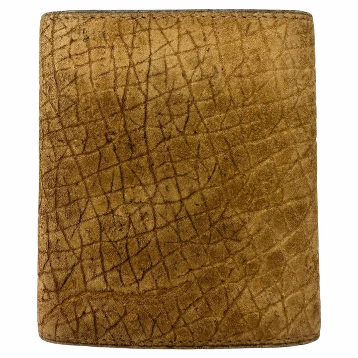極美品□Valextra ヴァレクストラ ヴィンテージ ヒポポタマス カバ革 レザー 三つ折り 8連 キーケース 鍵入れ ブラウン メンズ 希少！