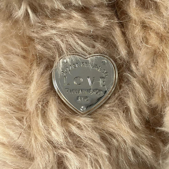 良品▲TIFFANY&amp;Co.×Steiff ティファニー×シュタイフ リターントゥティファニー ラヴ クラシック テディベア ぬいぐるみ ベージュ