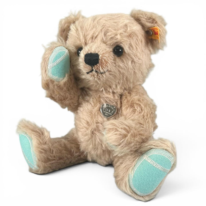 良品▲TIFFANY&amp;Co.×Steiff ティファニー×シュタイフ リターントゥティファニー ラヴ クラシック テディベア ぬいぐるみ ベージュ