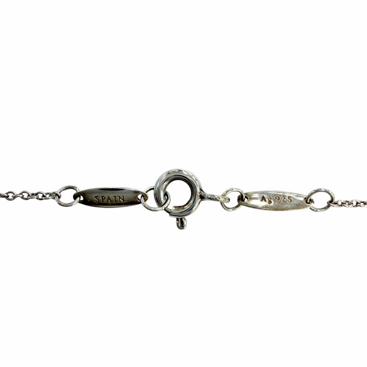 美品☆TIFFANY&amp;Co. ティファニー エルサペレッティ ダイヤモンド バイザヤードシングル ダイヤモンド ペンダント AG925 重量1.6g 箱袋付