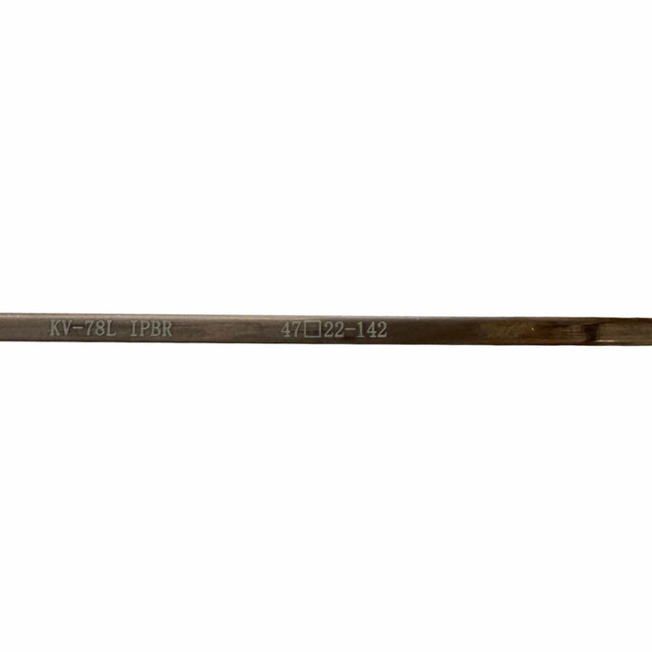 極美品□金子眼鏡 カネコガンキョウ KV-78L VINTAGEシリーズ ボストン 2026年1月購入品 メガネ 眼鏡 アイウェア 47□22-142 日本製