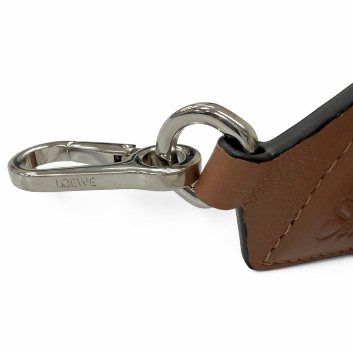 極美品□LOEWE ロエベ C073T87X01 キャンバス レザー アナグラム ショルダーストラップ ベージュ ブラウン スペイン製 メンズ 保存袋付き
