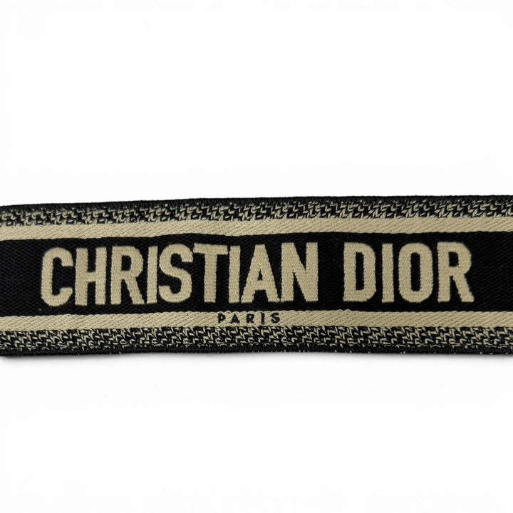 美品□DIOR ディオール オム S8557CBTE 一部レザー Christian Dior Paris ロゴ刺繍 現行品 ショルダーストラップ 伊製 定価175000円