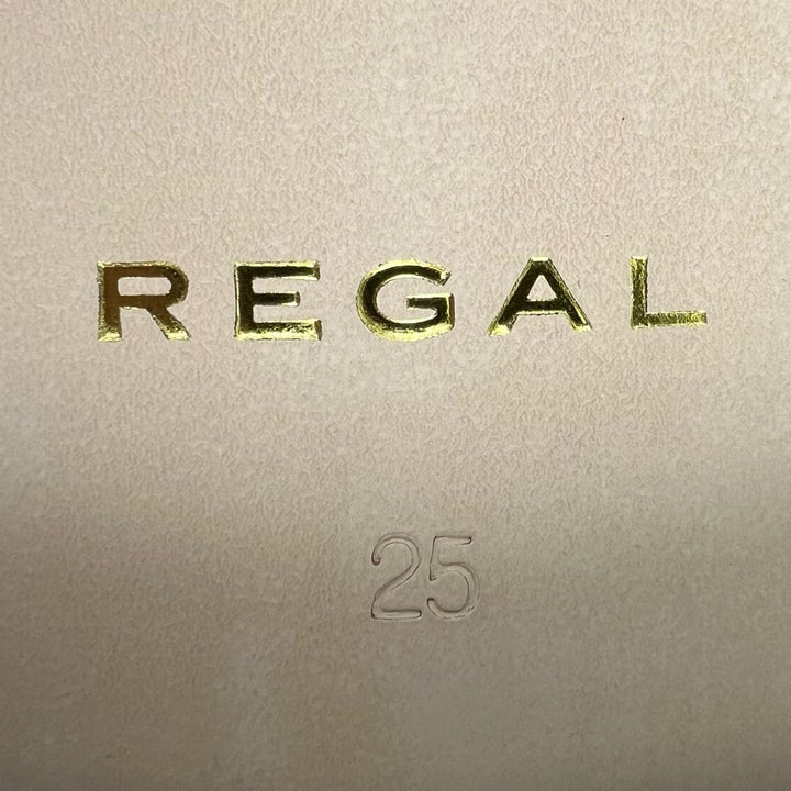 未使用品▲REGAL リーガル トラッドスタイル キルトタッセル ローファー レザーシューズ ダークブラウン 25cm メンズ