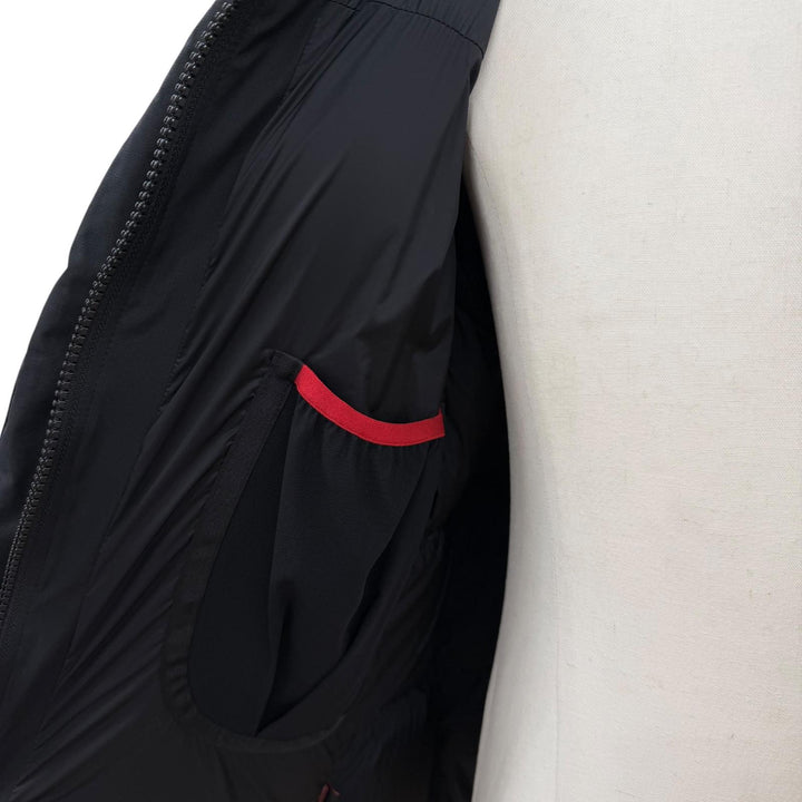 極美品▼THE NORTH FACE ザ ノースフェイス ND91710 バルトロライト GORE-TEX WINDSTOPPER ロゴ刺繍 WZIPUP ダウンジャケット M 正規品