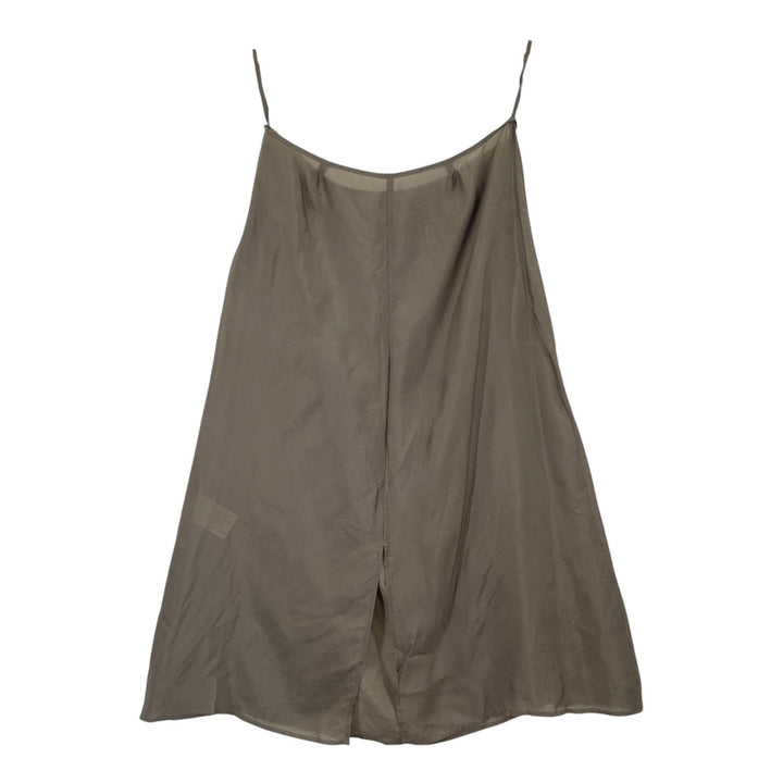 極美品▲ebure エブール 4010300204 コットン100% Satin Dress ベルト付き 半袖 ワンピース ベージュ 36 日本製 正規品 レディース