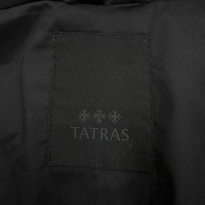 良品△TATRAS タトラス LTA8BM4496 POLITEAMA ポリテアマ ロゴワッペン フード付き WZIP ダウンコート ブラック 02 正規品 レディース