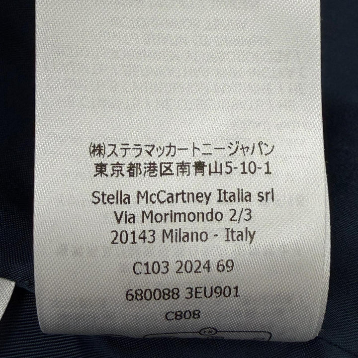 極美品△Stella McCartney ステラマッカートニー 2024年製 680088 3EU901 フェイクファーコート グレー 34 イタリア製 正規品 レディース