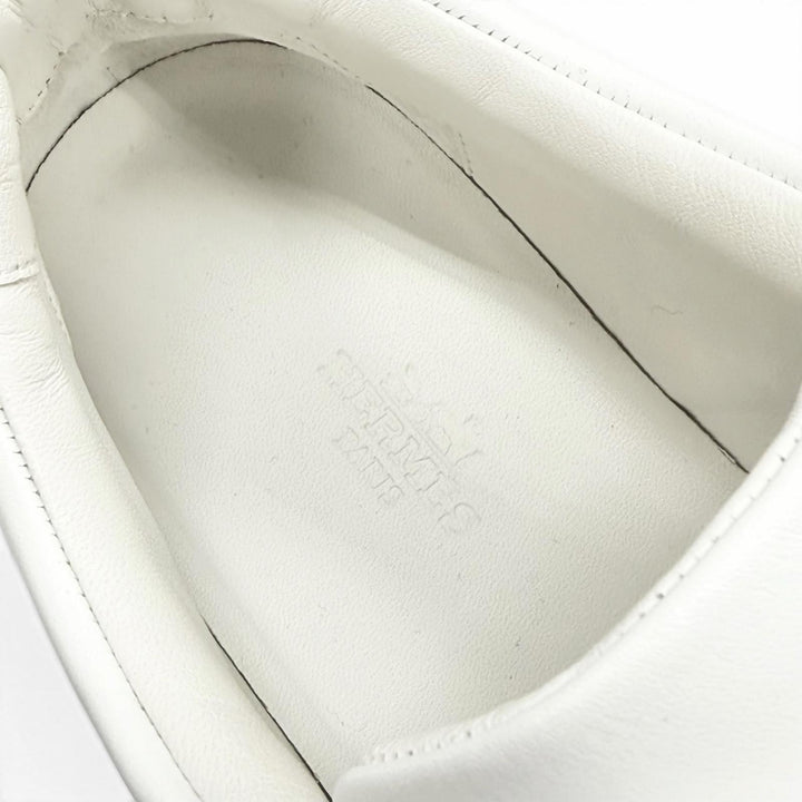 未使用品▼HERMES エルメス 211859ZH アヴァンタージュ レザー クロコダイル アリゲーター レースアップ ローカットスニーカー 40 メンズ