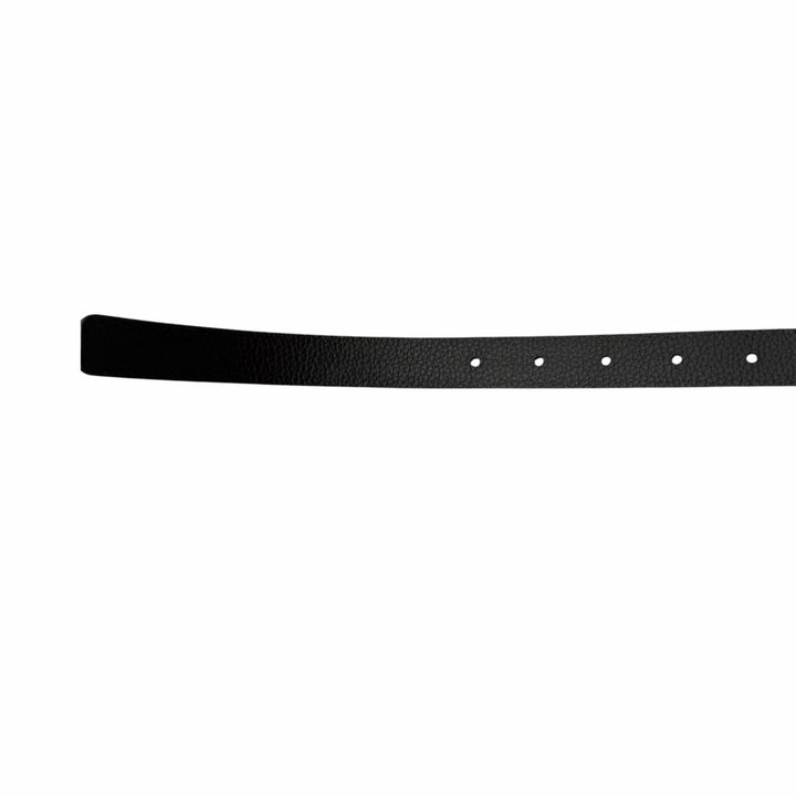 未使用品□Dunhill　ダンヒル　CO0917　シルバーピンバックル　レザーベルト　ブラック　95/38　イタリア製　メンズ　オススメ◎